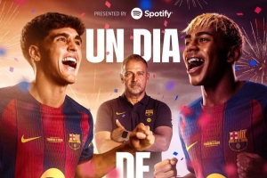 重返诺坎普！巴萨发布对阵毕巴海报：弗里克、亚马尔、库巴西出镜