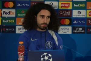 库库：我告诉埃斯特旺训练时戴护腿板，因为我要为对阵巴萨做准备