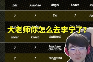 姿态看下赛季LPL疑似阵容 sask：大老师你怎么去李宁了？