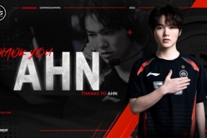 EDG官宣人员变动：下路选手安善业（ID：Ahn）即日起正式离队