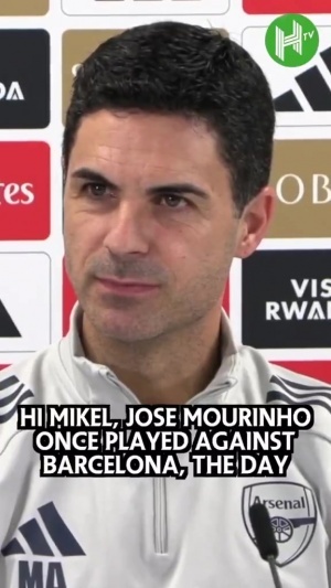 明牌倒计时？阿尔特塔被问穆帅曾提前公布首发：有天我也会这么做