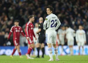 打的就是精锐田中碧对切尔西进世界波 本轮对利物浦进绝平球