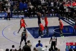 背靠背延续昨日状态？浓眉开场翻身跳投直接三不沾 昨天9中1得2分