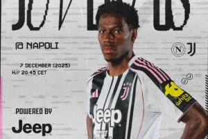 硬仗来了！尤文发布对阵那不勒斯海报，戴维单人出镜