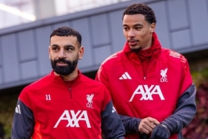 看着心情不错？利物浦更新官推，晒出萨拉赫训练照