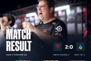 战舰轰鸣地狱归来！FaZe横扫PUA赢下生死战 搭上八强末班车