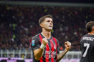 普利西奇意甲替补出场35秒破门，创造2008年之后米兰队内纪录