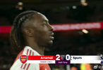 英超半场阿森纳2-0领先热刺
