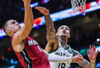字母连缺4场，雄鹿惨遭6连败！希罗29分5板7助，热火6连胜东部第三